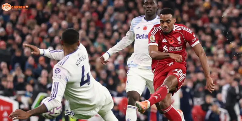 Không khí Villa Park trước Aston Villa vs Liverpool